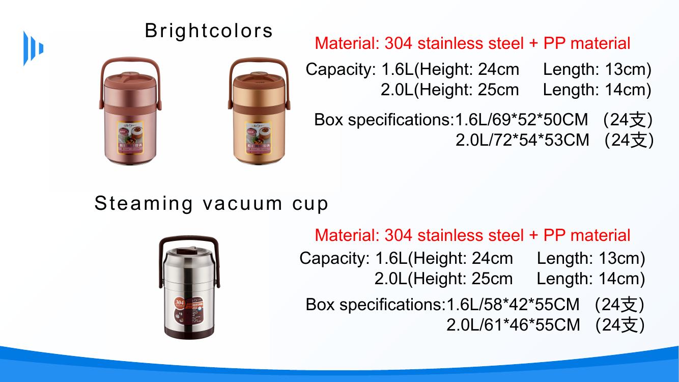 Bright Colors and Steaming Vacuum Cup