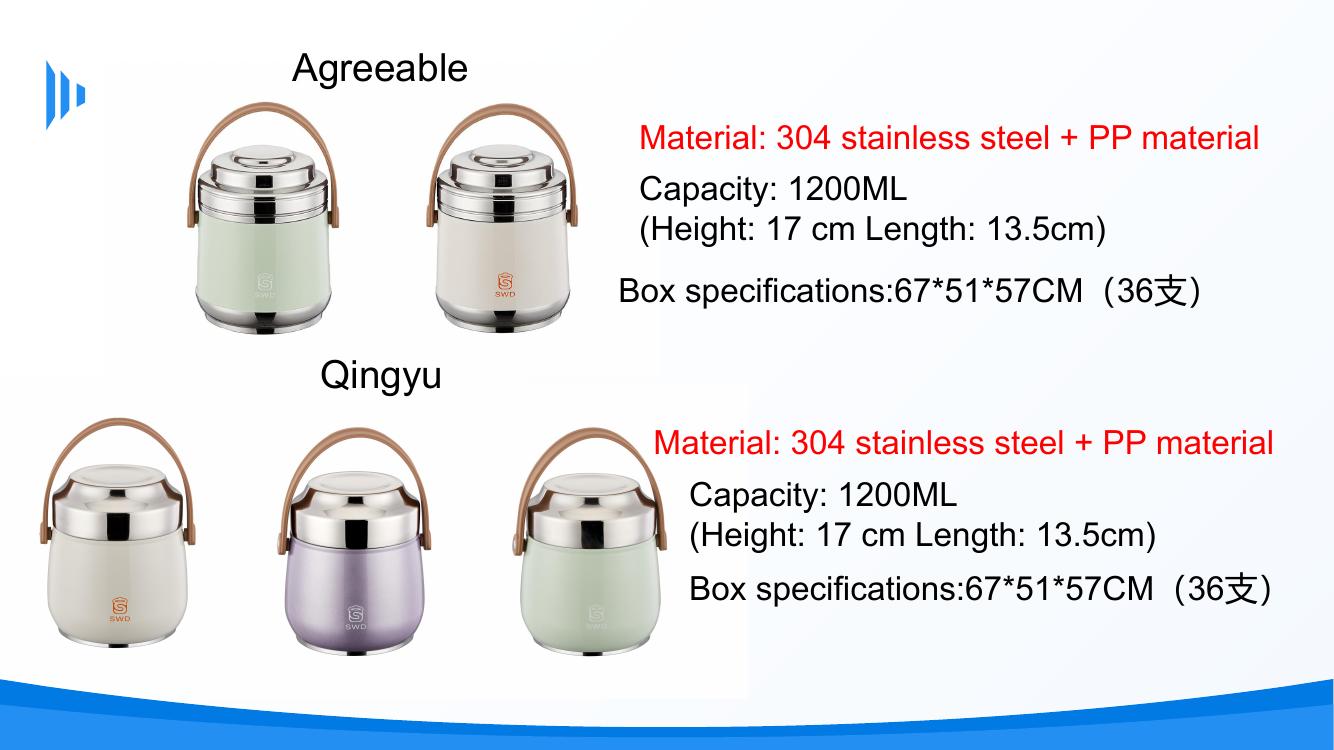 SIWENDENG compact food jars